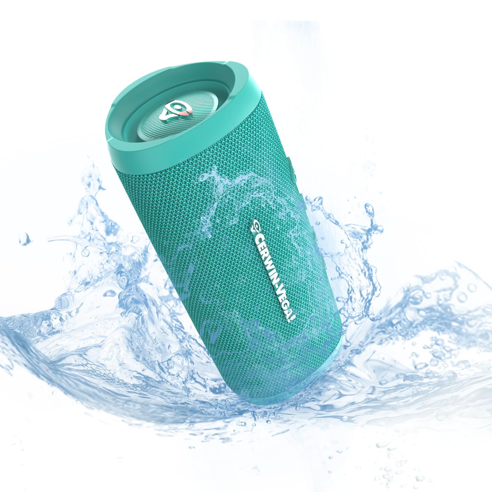 Cerwin-Vega VEGAMINI VMGRN Portable Bluetooth Hand Held Speaker with Strap,Green