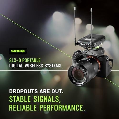 Shure SLXD15 Portable Digital Wireless Bodypack System w/ SLXD1 Bodypa