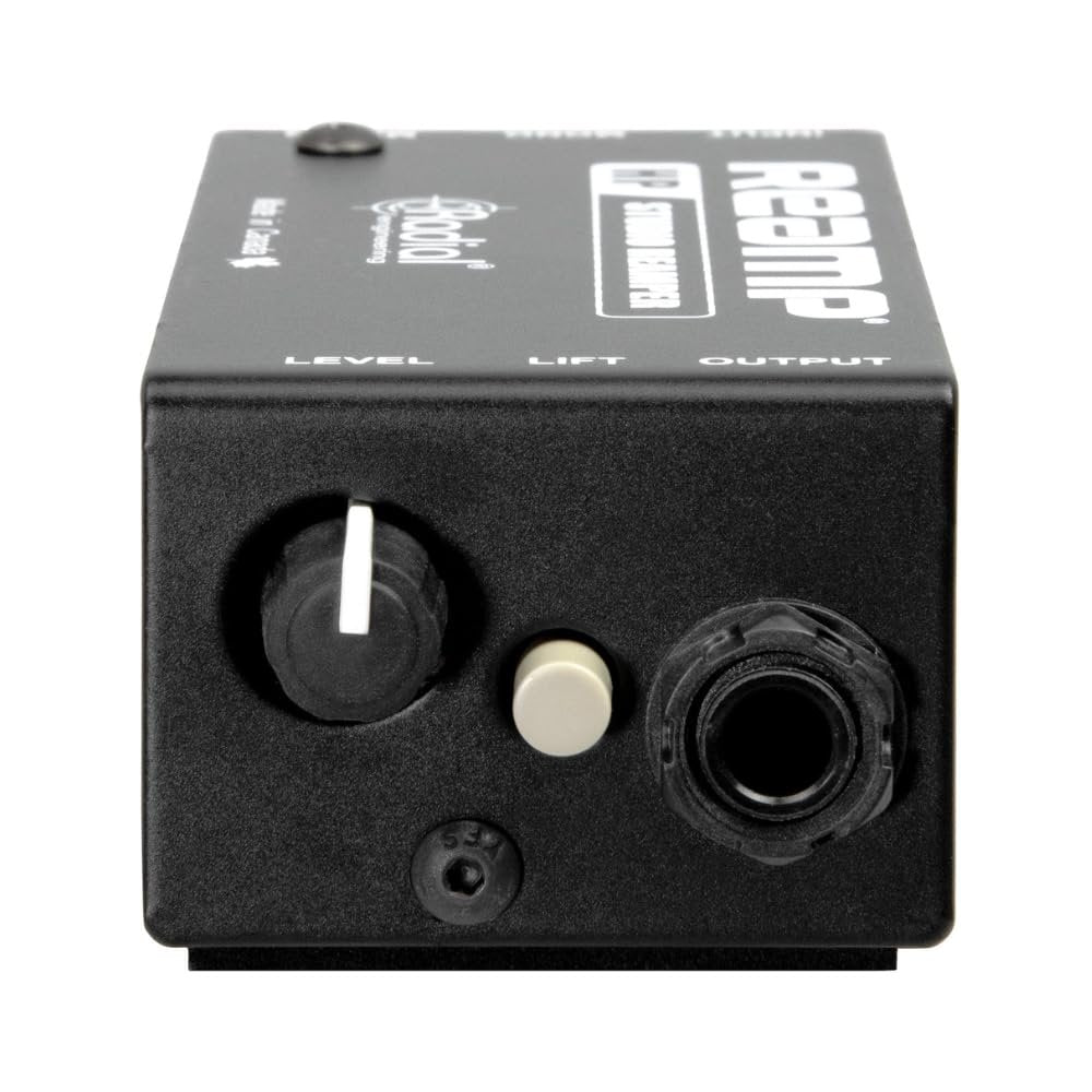 Radial Engineering Reamp® HP Compact Reamper Bundle w/Pig Hog Black Woven Instrument Cable and Liquid Audio Polishing Cloth