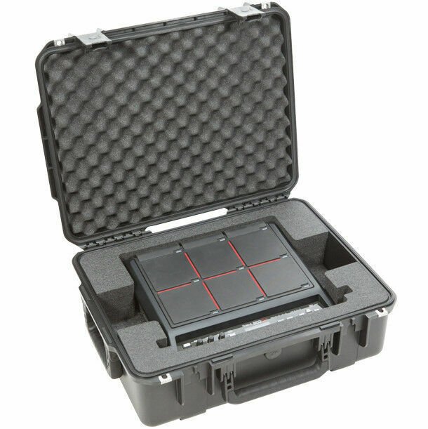 SKB iSeries Roland SPD-SX Drum Multi Pad Hard Case, Waterproof Polypropylene Shell with Foam, Trigger Latch and Lock Loops for Travel Use
