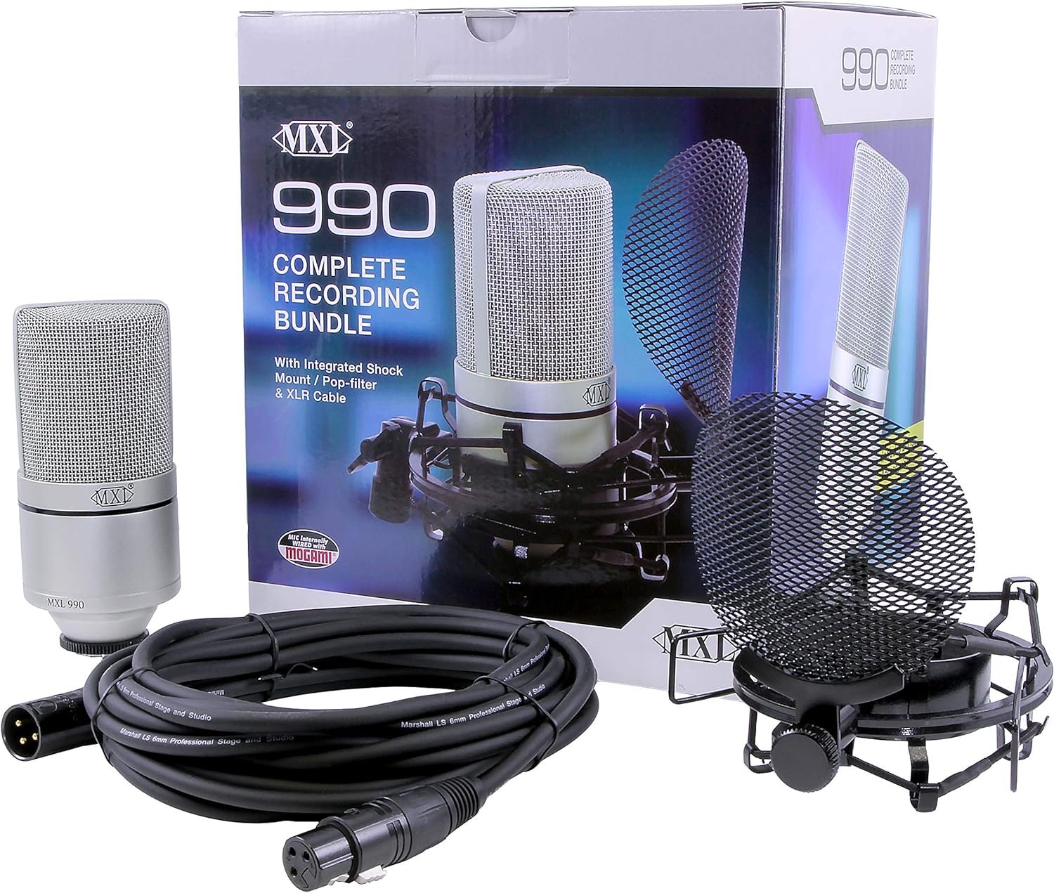 MXL 990 Series Condenser Microphone Bundles & Variants for Recording and Streaming