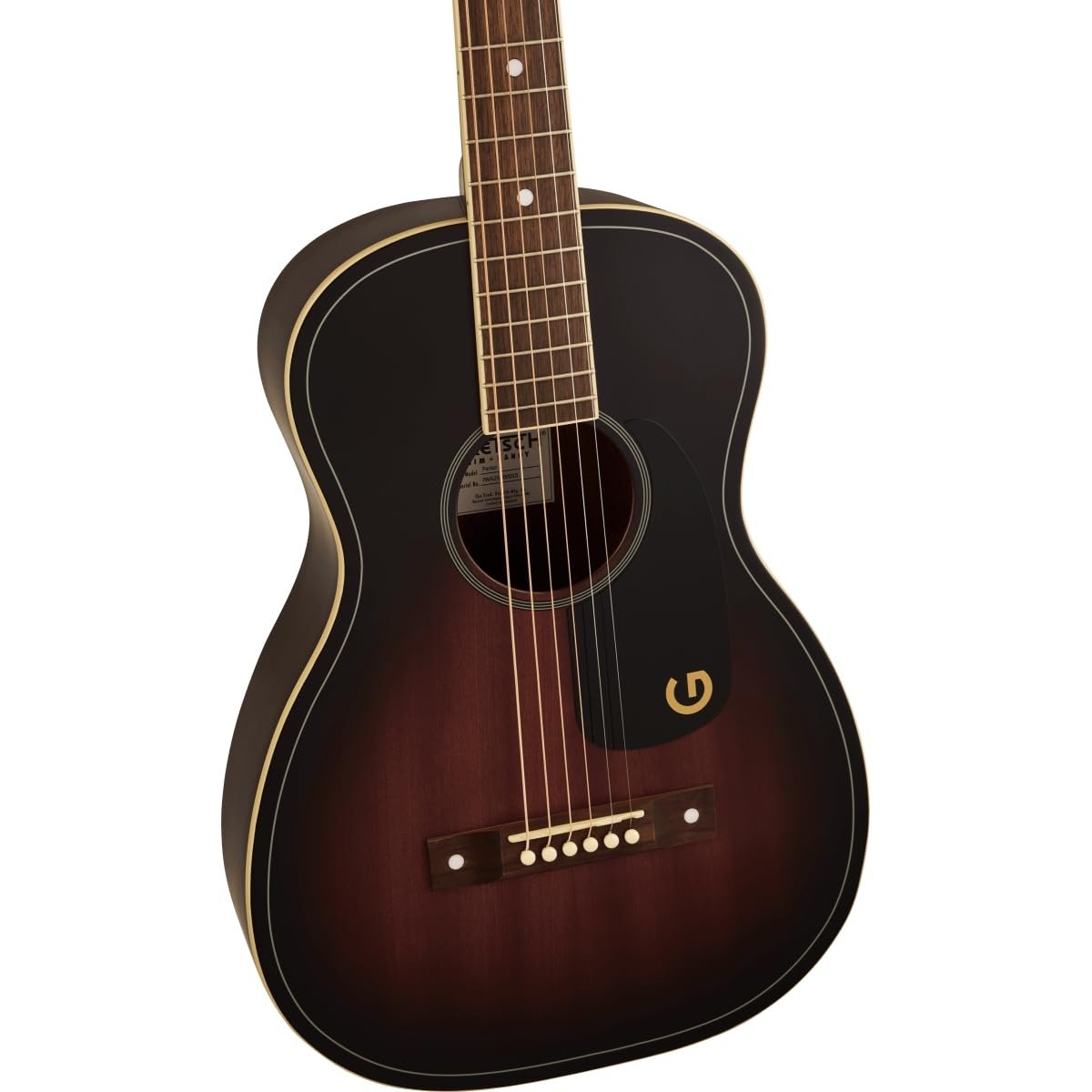 Gretsch Jim Dandy Parlor Acoustic Guitar - Deep Cherry Burst