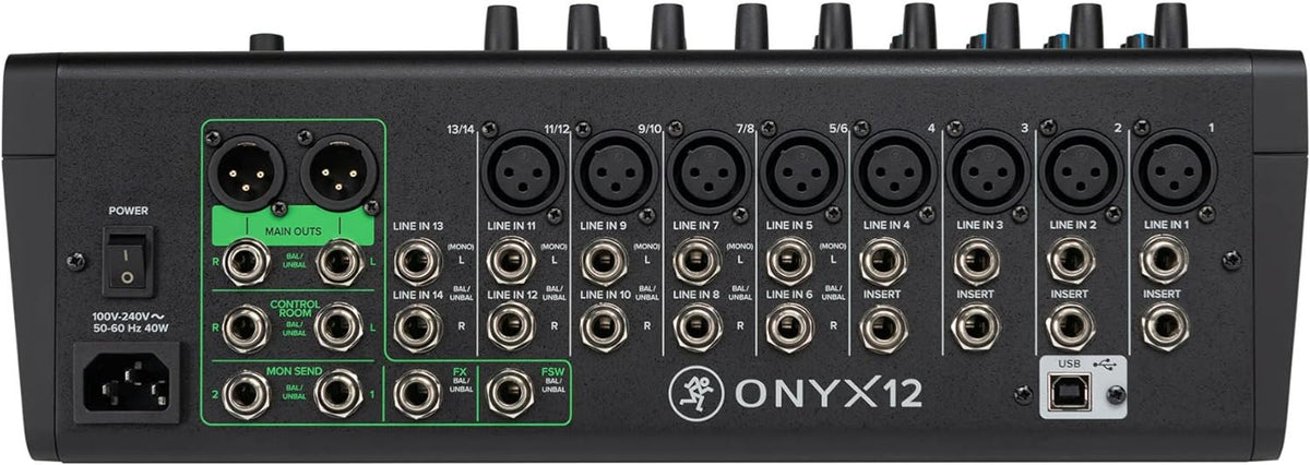 Mackie Onyx Analog Mixer with Multitrack USB – Multiple Channel Options