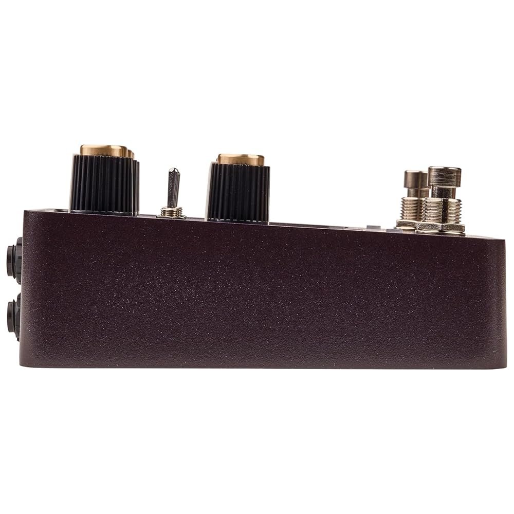 Universal Audio Lion '68 Super Lead Amp Pedal Bundle with 2x Right Angle Patch Cables, 9V Power Adapter, 12 Guitar Picks & Polishing Cloth – Authentic Tube Amp Tones, Versatile Gain Control