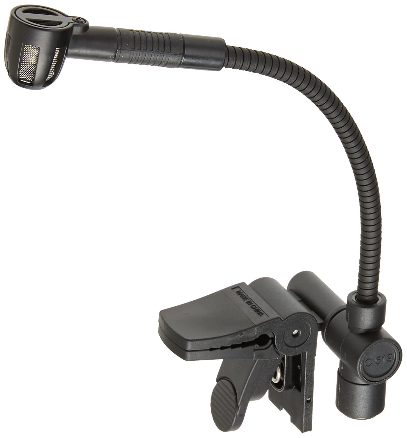 AKG Pro Audio C519 ML Professional Miniature Clip-On Condenser Microphone with Mini XLR to Mini XLR Cable and A400 Adapter Plate, Black