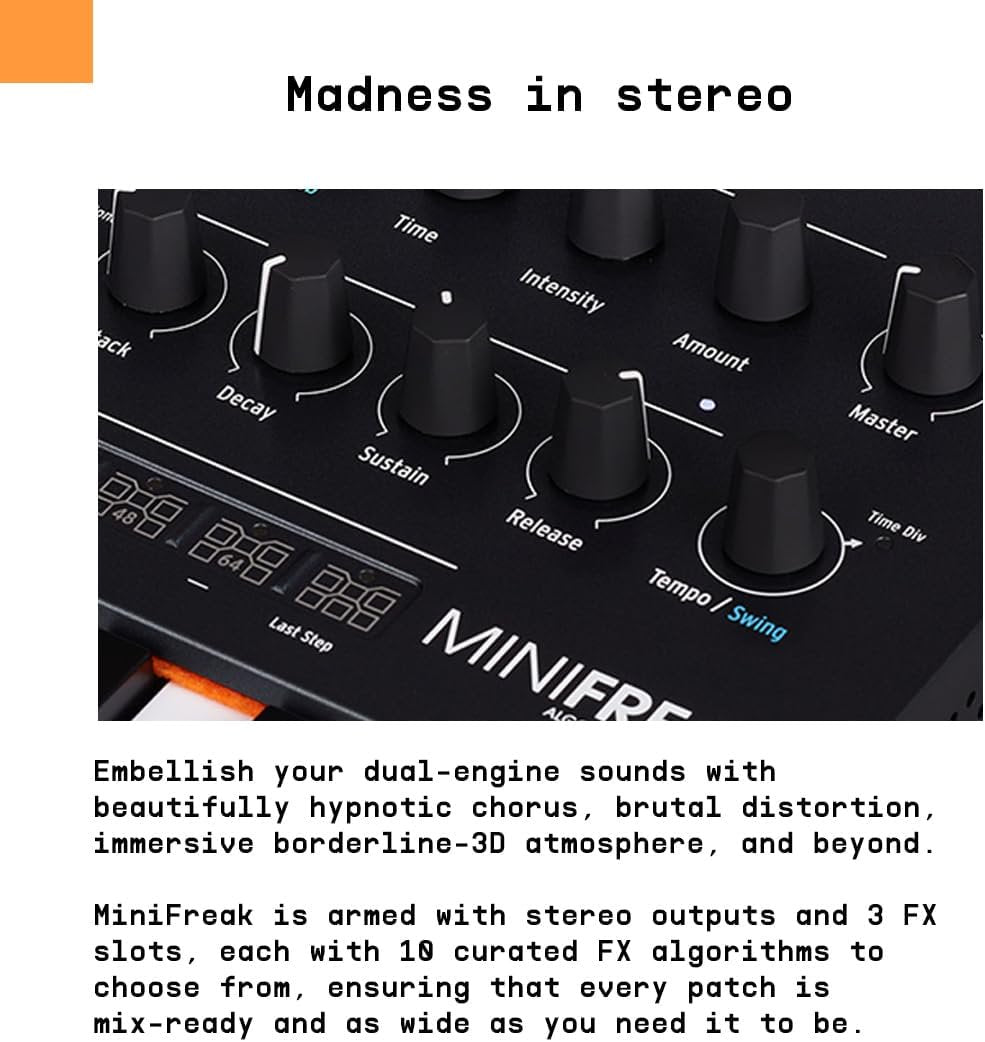 Arturia MiniFreak 6-Voice Spontaneous Algorithmic Synthesizer
