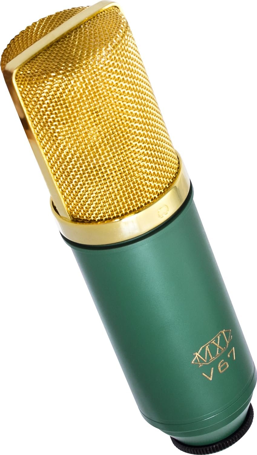 MXL V67I FET Condenser Microphone with Dual Sided Capsule Tuned for “Warm” and Bright.” Voicing
