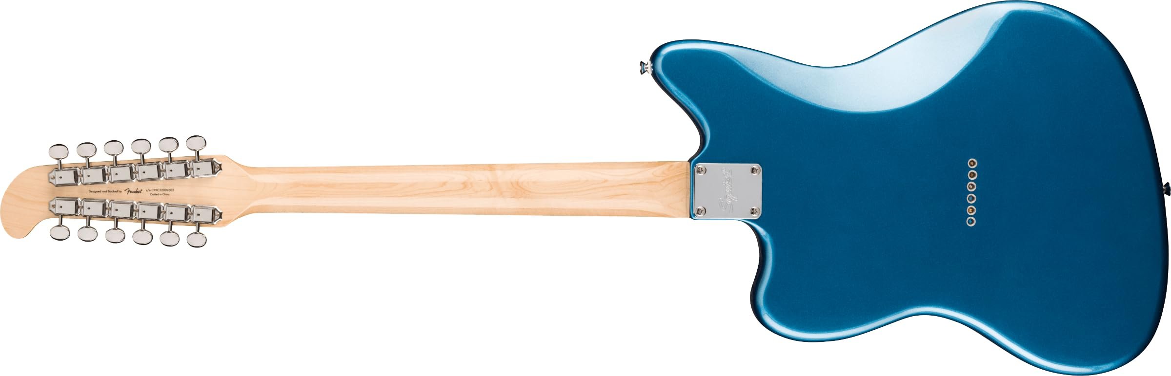 Fender Paranormal Jazzmaster XII, Laurel Fingerboard, Mint Pickguard, Lake Placid Blue