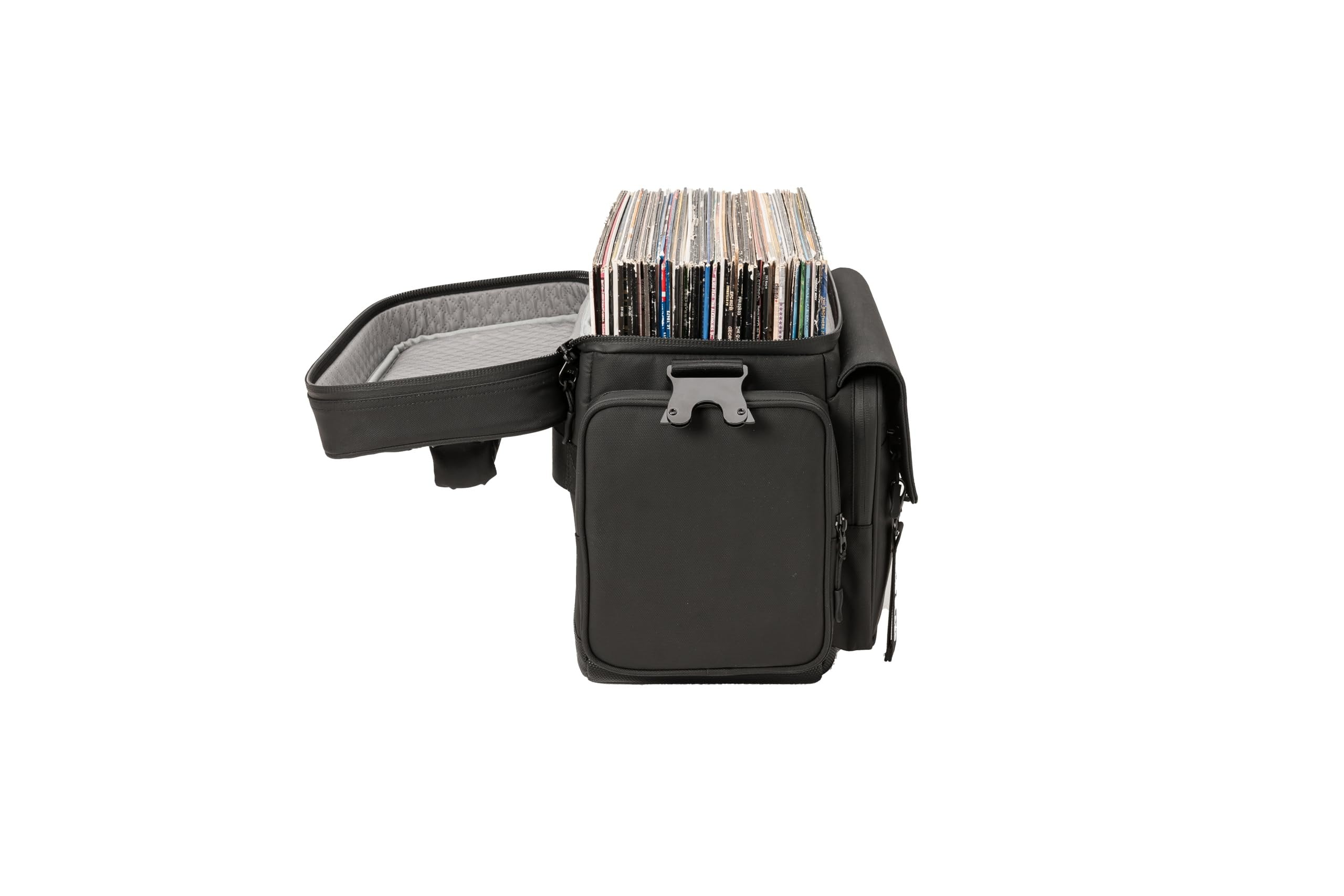 Magma Solid Blaze Vinyl Bag; Holds up to 50 x 12" Records in Water Resistant, Eco Friendly, Durable and Sleek Case