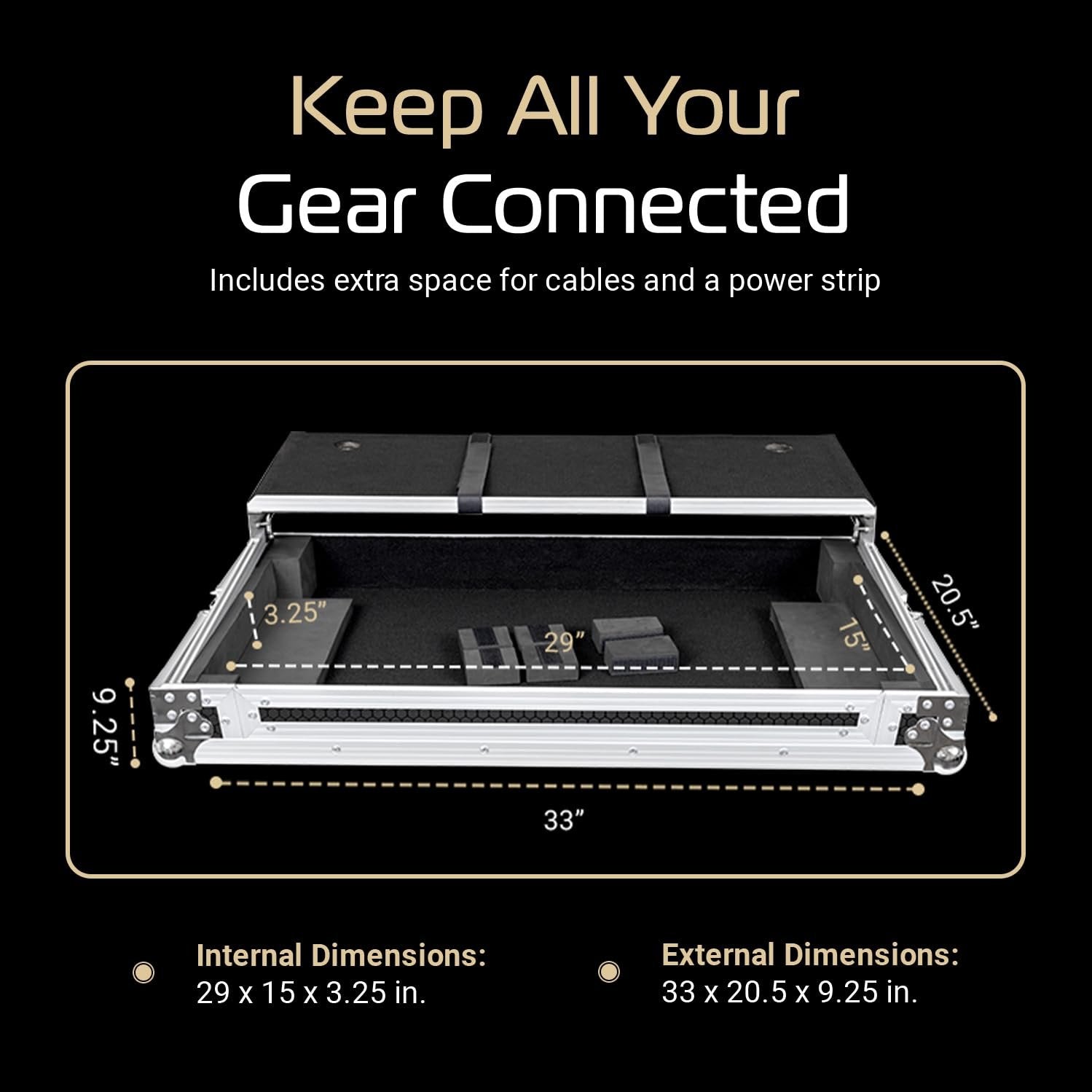 Headliner Flight Case for Pioneer DJ DDJ-REV5 Controller