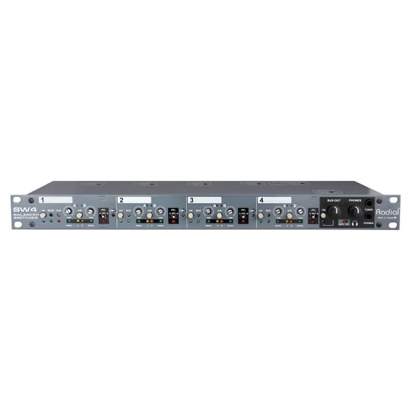Radial SW4 4-channel Balanced Audio Switcher