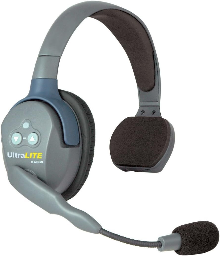 Eartec UL2SD UltraLITE Wireless Microphone System with 1 Master and 1 Remote Headsets (1 Single & 1 Double)