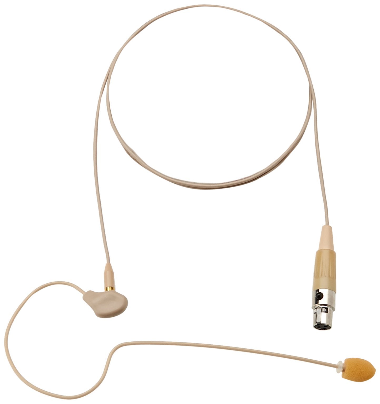 AKG Acoustics C111LP High Performance Lightweight Omnidirectional Ear Hook Microphone, 60Hz-15kHz Frequency Response, 1.8kOhms Impedance, 3 Pin Mini XLR Connector