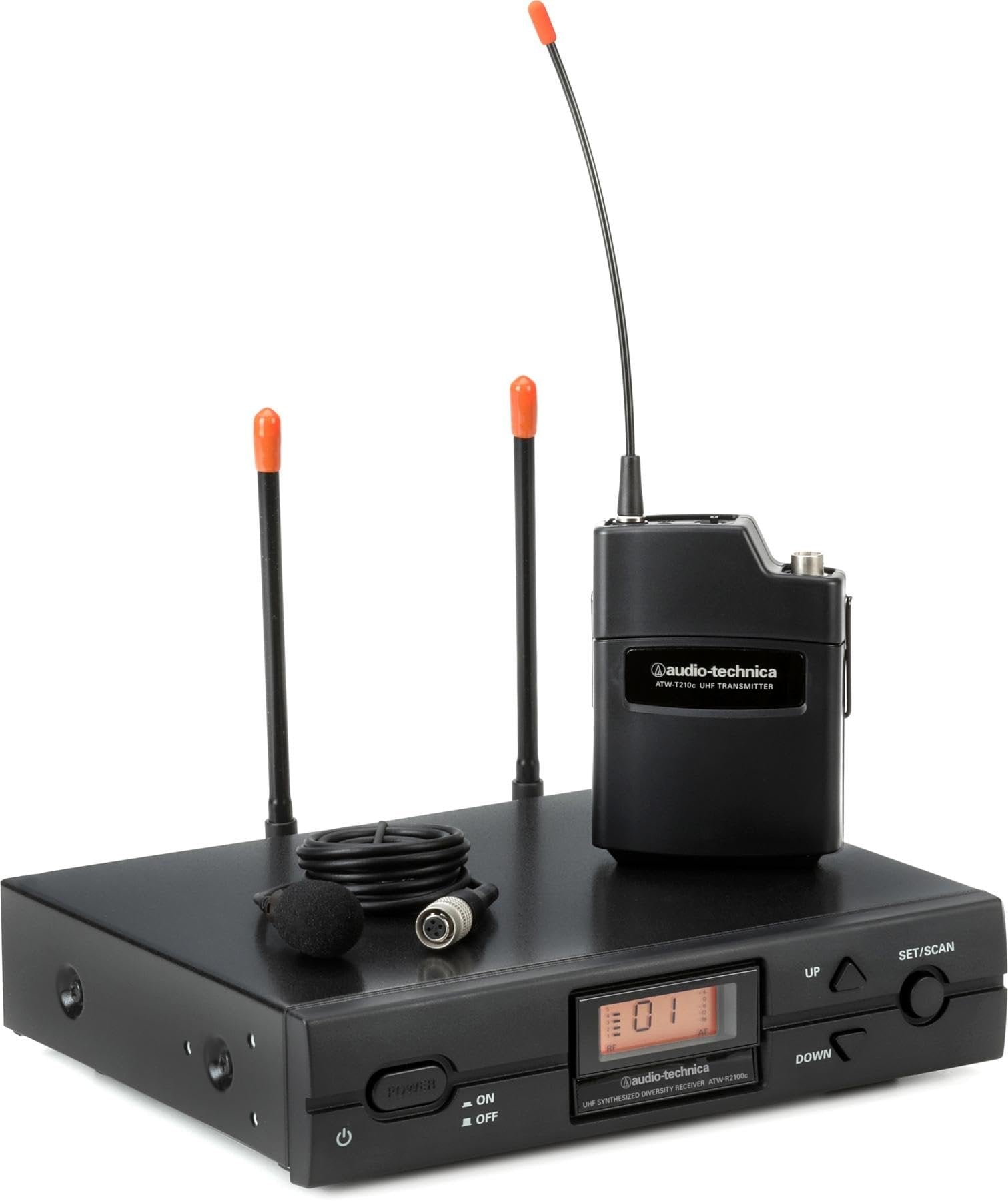 Audio-Technica ATW-2129b Wireless Lavalier Microphone System - S Band