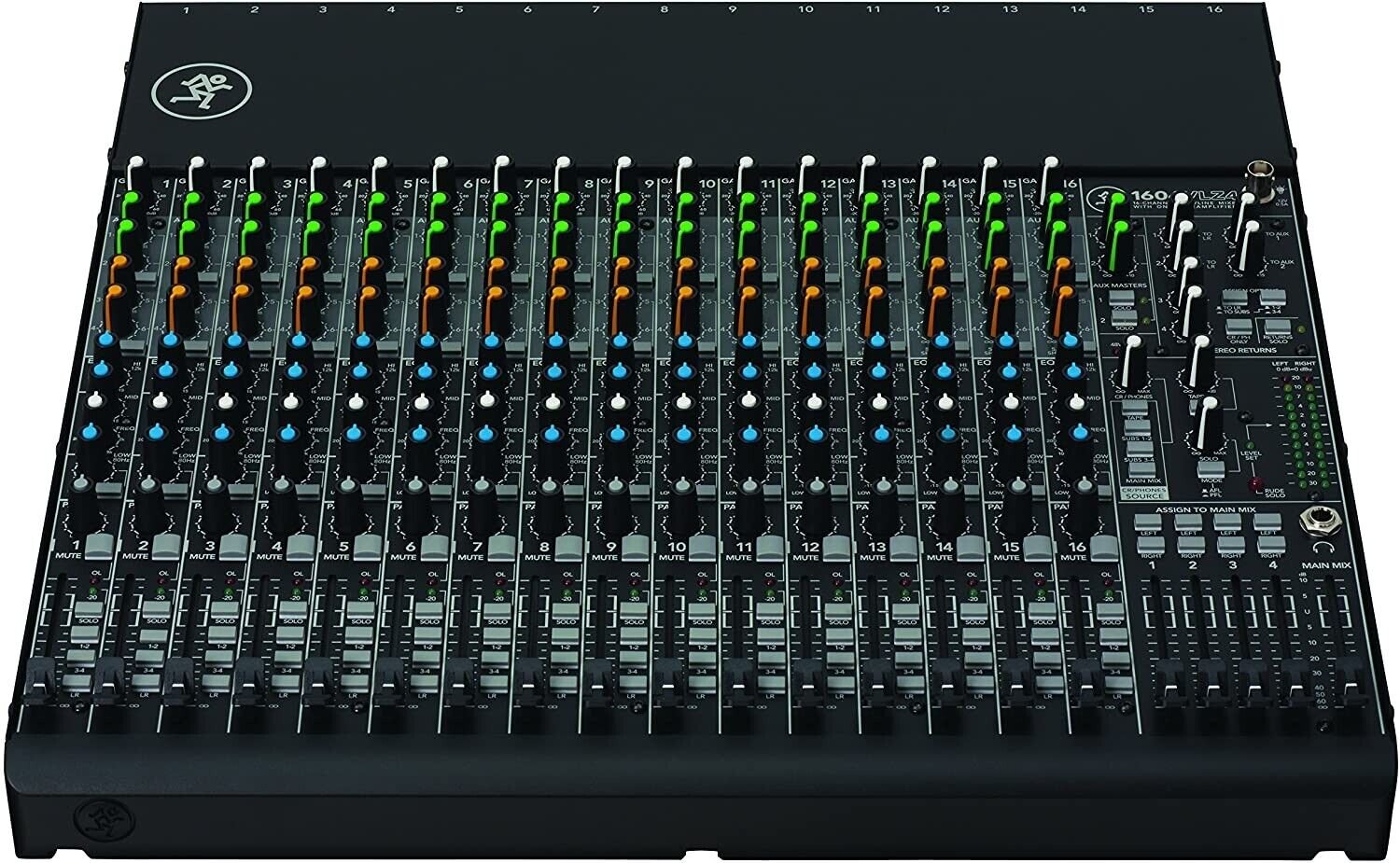 Mackie 1604VLZ4 VLZ4 Series, 16-channel 4-Bus Compact Mixer with Ultra-wide 60dB