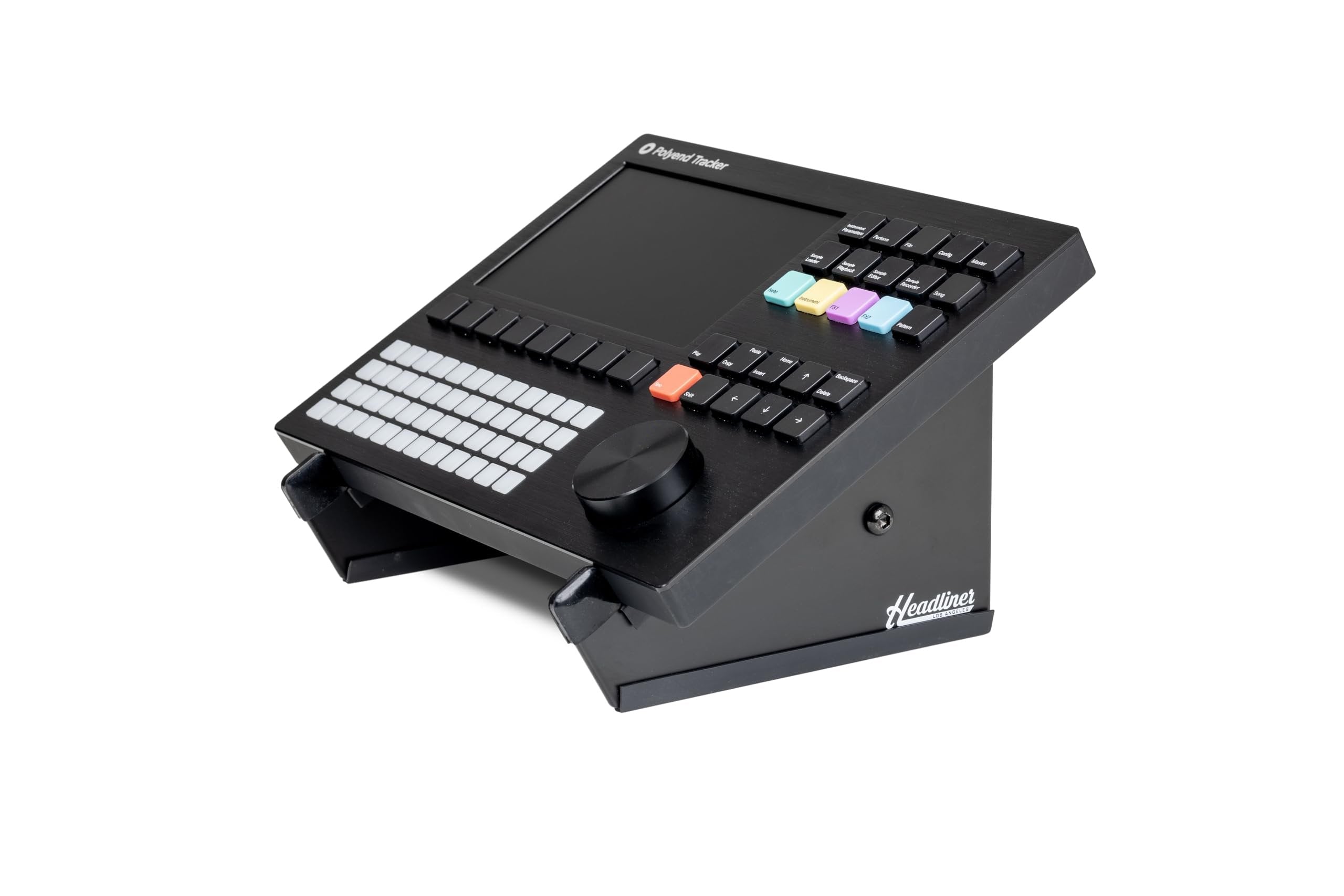 Headliner Adjustable Steel Desktop Production Stand (Small); Fits Small Synths, Samplers, Effects Modules, Drum Machines and more Music Production Gear for your Studio