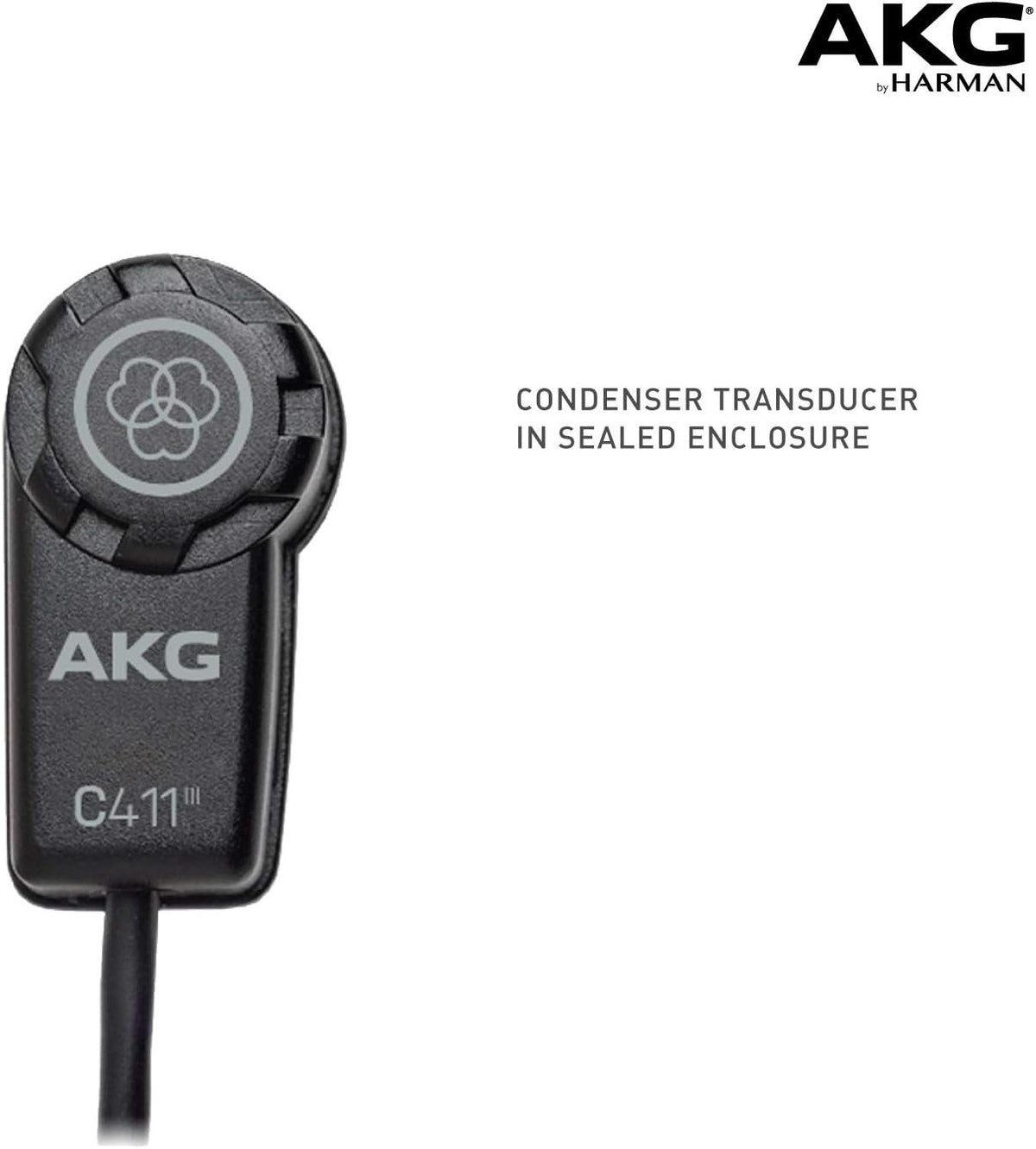AKG C411 Series Miniature Condenser Vibration Pickup