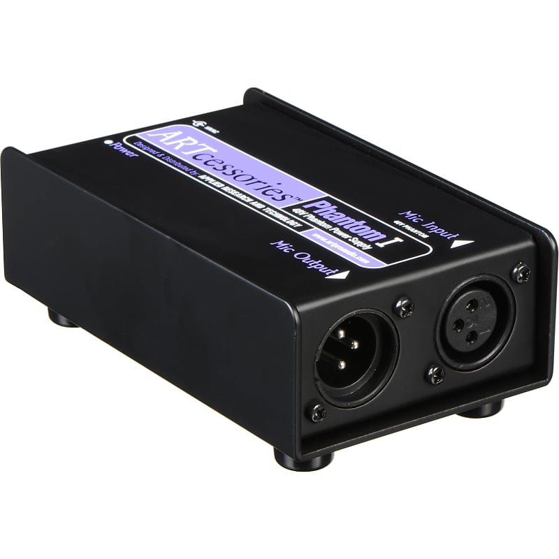 ART Phantom I 48V Phantom Power Supply with 10Hz - 25kHz Frequency Response