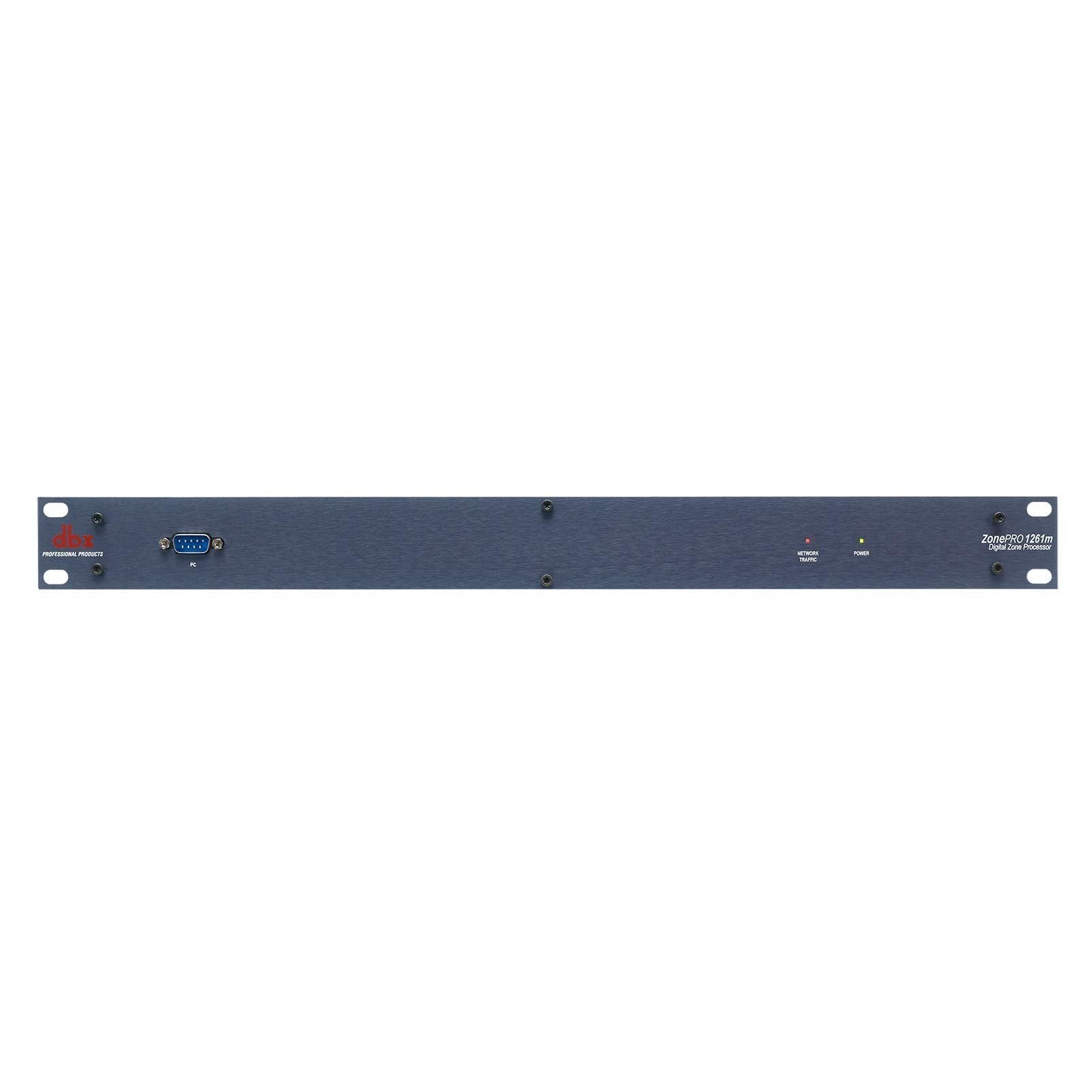 dbx ZonePRO 1261m 12x6 Digital Zone Processor with Link Bus, Fixed I/O, Pre-Configured Architecture, AutoWarmth, Ethernet Control, Black