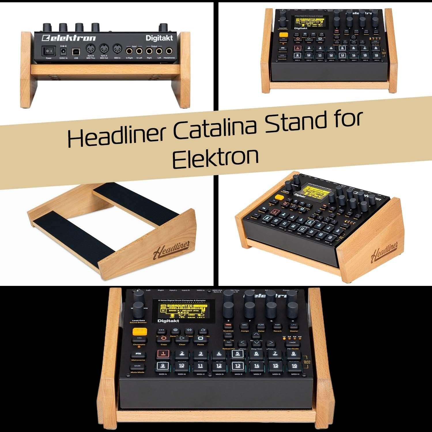 Headliner Catalina Stand Compatible with Elektron Digitone, Digitakt, Syntakt , and Analog Heat +FX