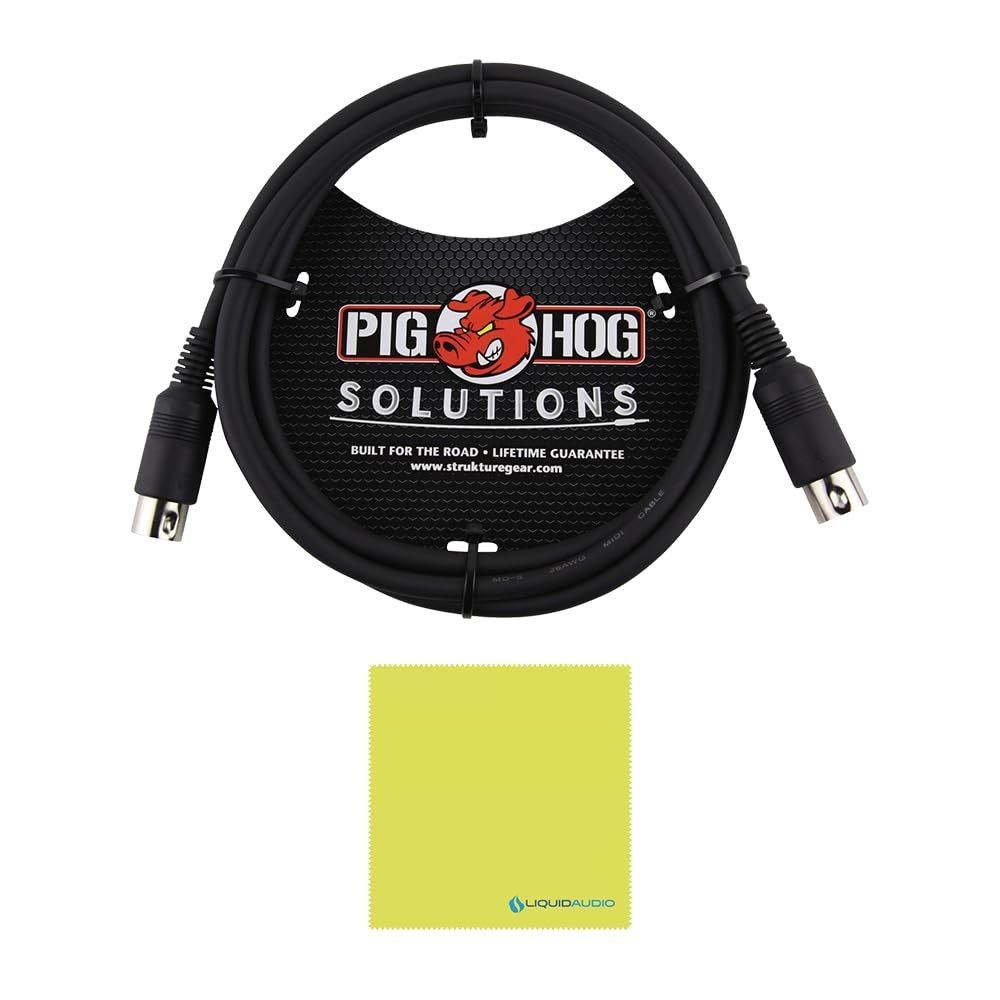 Roland HandSonic HPD-20 Digital Hand Percussion Controller Bundle with 6ft Pig Hog MIDI Cable & Polishing Cloth – 10in Pad with 13 Velocity-Sensitive Sections, 850 Sounds, Sampling & MIDI Integration