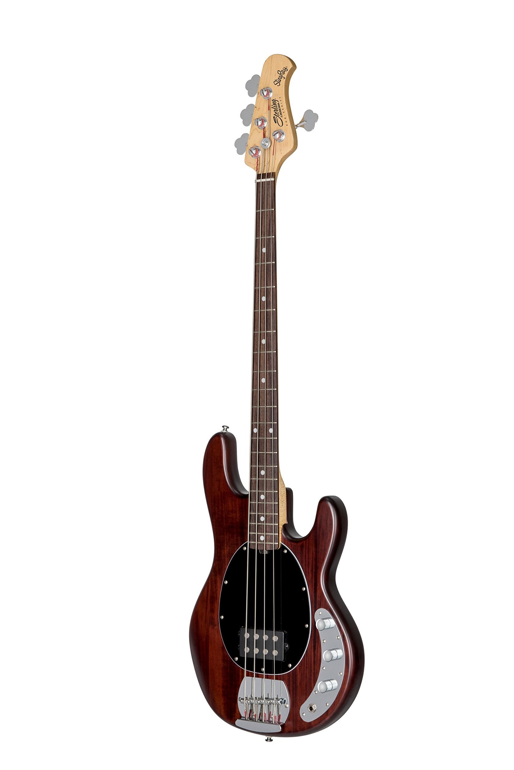 Sterling by Music Man StingRay Ray4 Bass Guitar in Walnut Satin