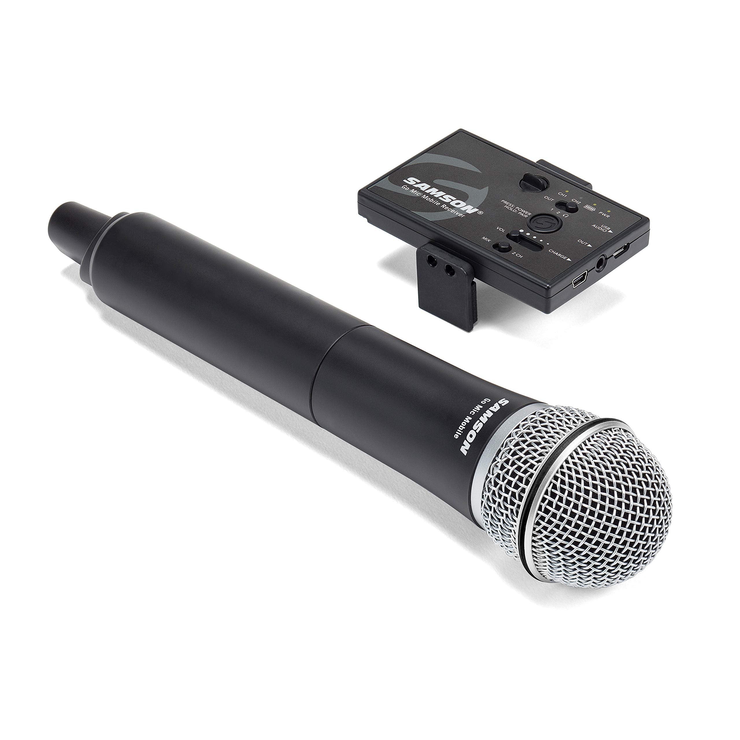 Samson SWGMMSHHQ8 Go Mic Mobile Digital Handheld Wireless System with Q8 Microphone (GMM/HXD2-Q8)