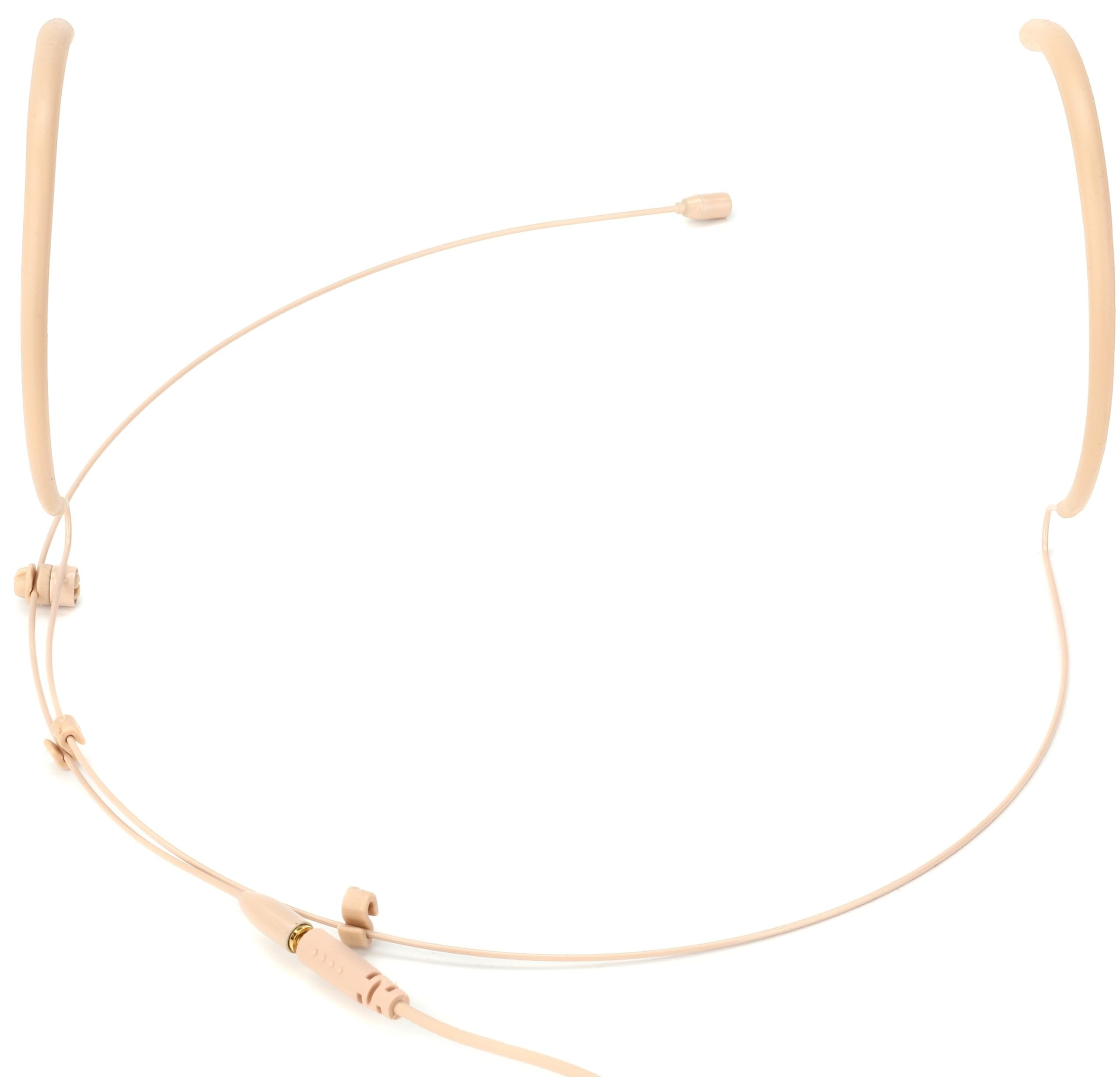 Galaxy Audio HSM8-OBG-4SHU Omnidirectional Earset Microphone with Shure Wireless Connector - Beige