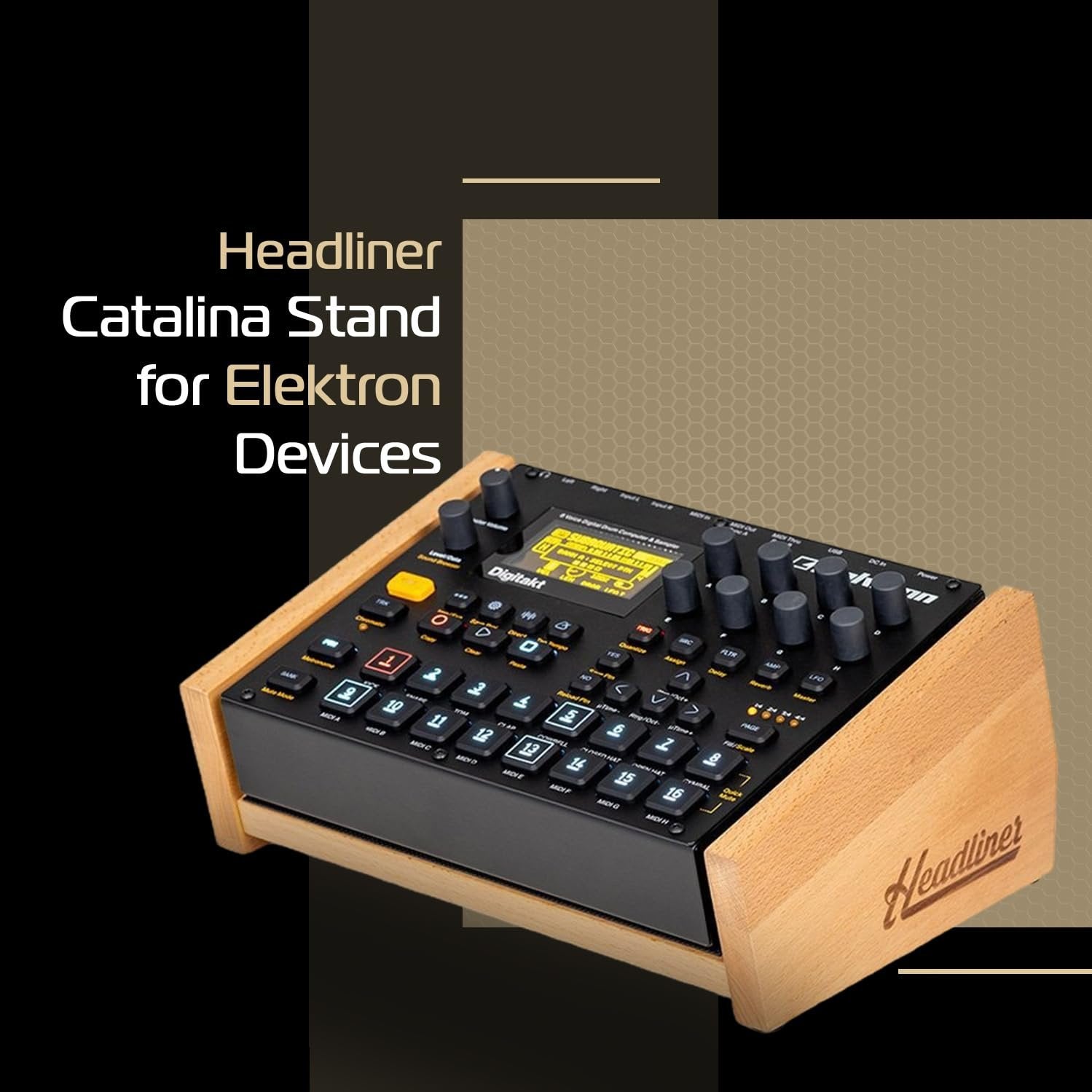 Headliner Catalina Stand Compatible with Elektron Digitone, Digitakt, Syntakt , and Analog Heat +FX