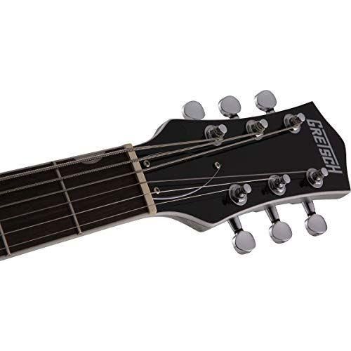 Gretsch G5260T Electromatic Jet Baritone Solid Body 6-String Electric Guitar with Bigsby, 12-Inch Laurel Fingerboard, and Bolt-On Maple Neck (Right-Hand, Black)