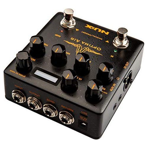 NUX Optima Air Dual-Switch Acoustic Guitar Simulator with a Preamp,IR Loader, Capturing Mode