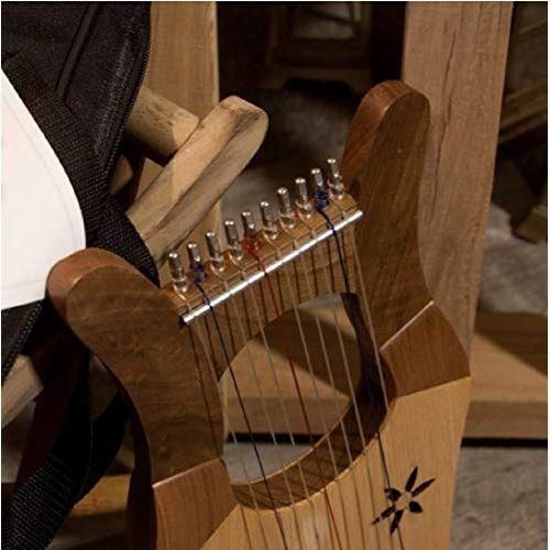 Mid-East Mini Kinnor Harp - Light - Walnut
