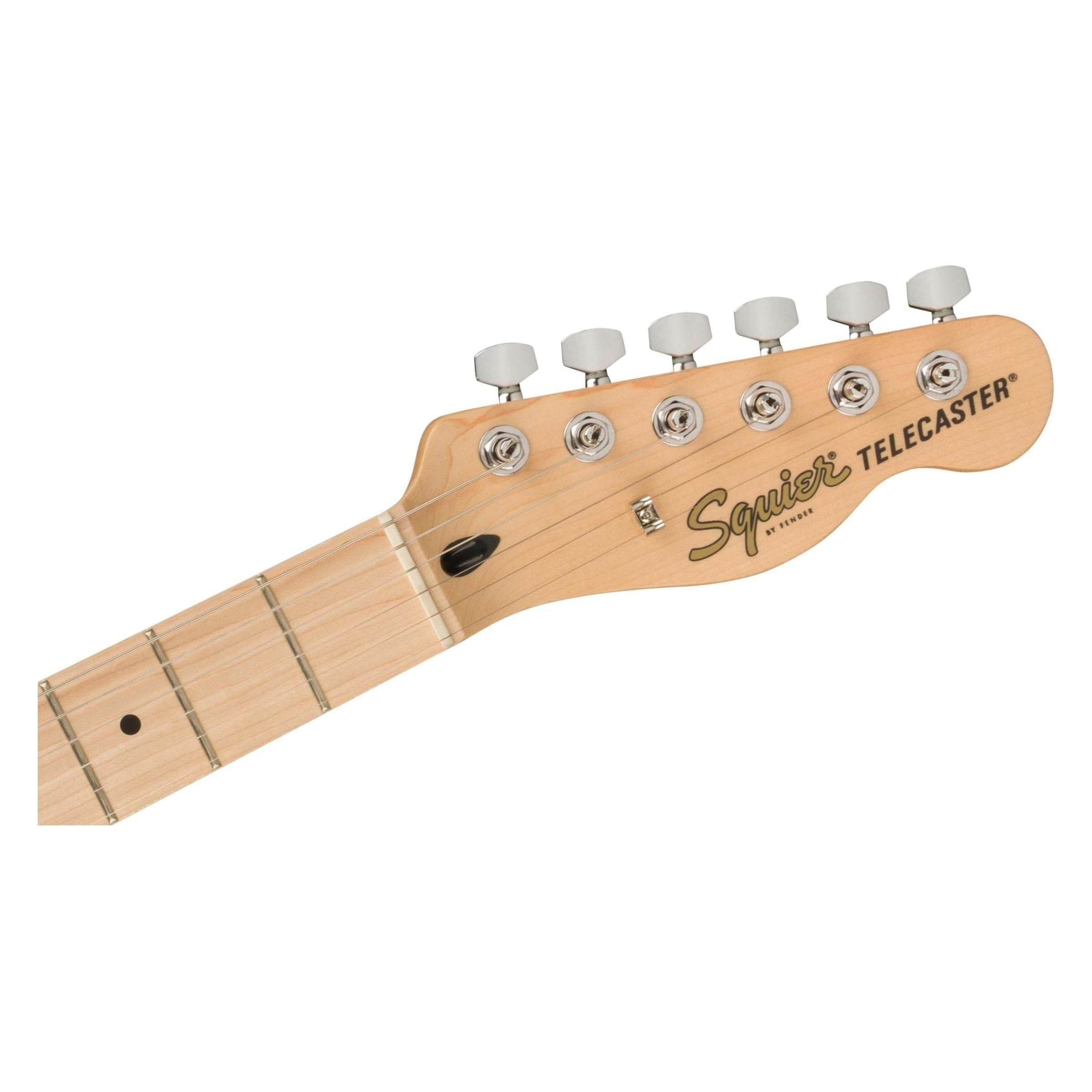 Squier® Affinity Series Telecaster, Maple Fingerboard, Butterscotch Blonde Bundle w/ 12-Pack Guitar Picks & Liquid Audio Polishing Cloth