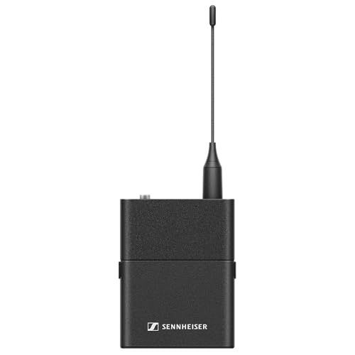 SENNHEISER Wireless Microphone System Bundle with 10ft Pig Hog Mic Cable, 4 AA Batteries & Polishing Cloth – SK Wireless Bodypack Base System, R1-6 (520-576MHz), 508741
