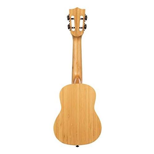 Kala Brand Music Co. Bamboo Collection, 4-String Ukulele, Right, Natural, Soprano (KA-BMB-S)