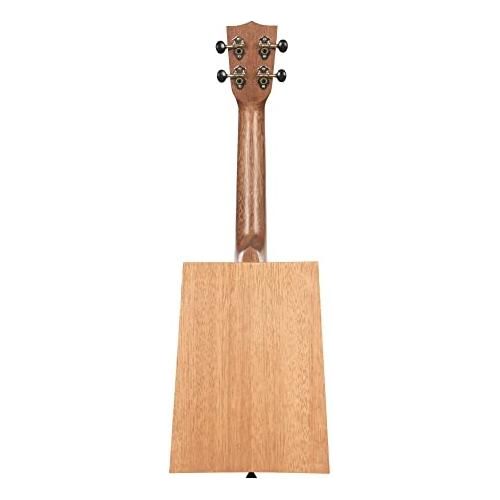 Kala Brand Music Co. Cigar Box Ukulele, 4-String, Right, Natural, Concert (KA-CB-Deco-C-W-Bag)