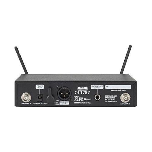 Samson Concert 99 Guitar Frequency-Agile UHF Wireless System with GC32 Guitar Cable (D Band)