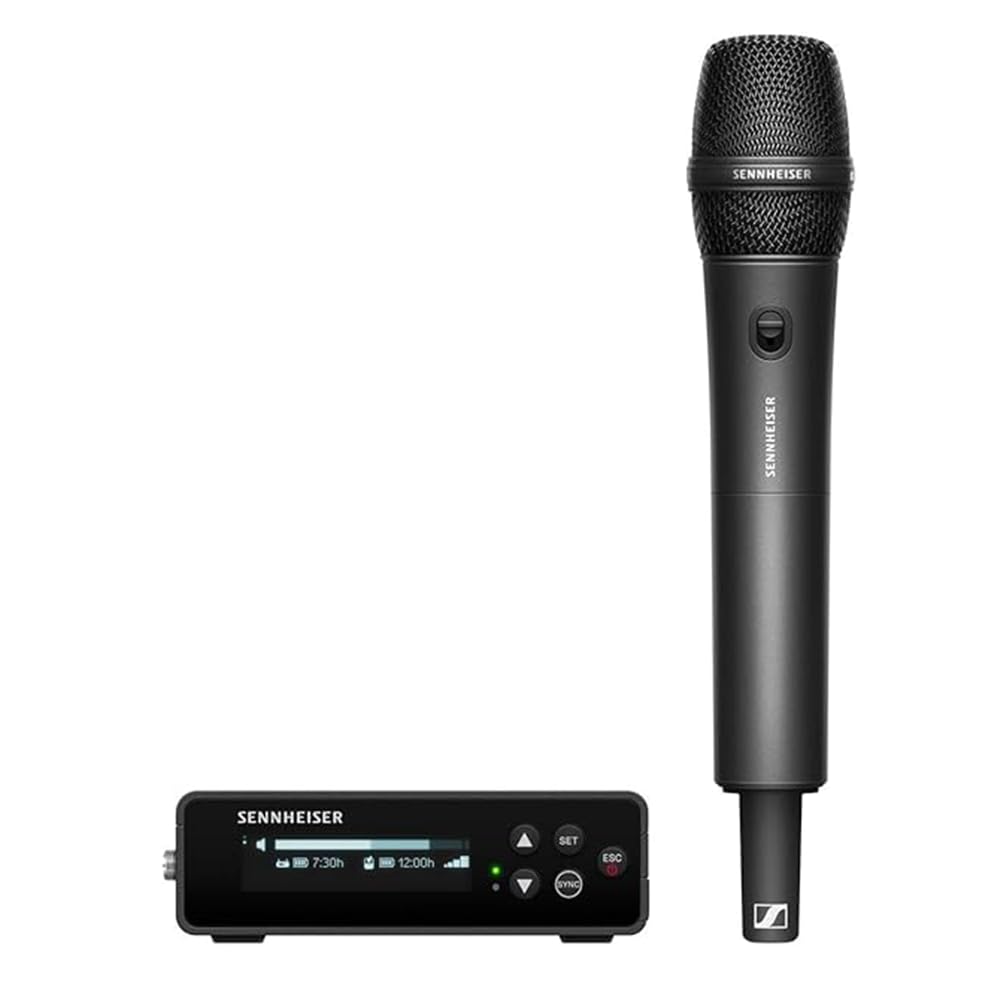 Liquid Audio Sennheiser EW-DP 835 Set (R4-9) Wireless Microphone System Bundle w/Pig Hog PHM10 8mm Mic Cable, 4-Pack Blucoil AA Batteries Polishing Cloth