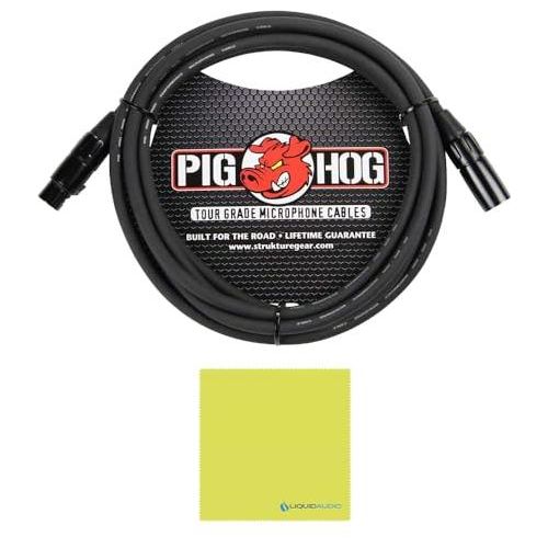 Liquid Audio Audio Technica AT875R Line + Gradient Condenser Microphone Bundle w/Pig Hog PHM10 8mm Mic Cable Polishing Cloth