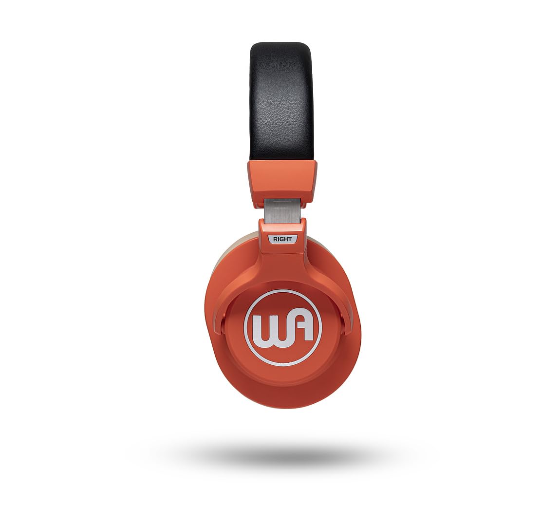 Warm Audio WA-HRT Headroom, Closed Studio Headphones (45 mm Neodymium Driver, Interchangeable Ear Pads, for Monitoring & Recording), Orange