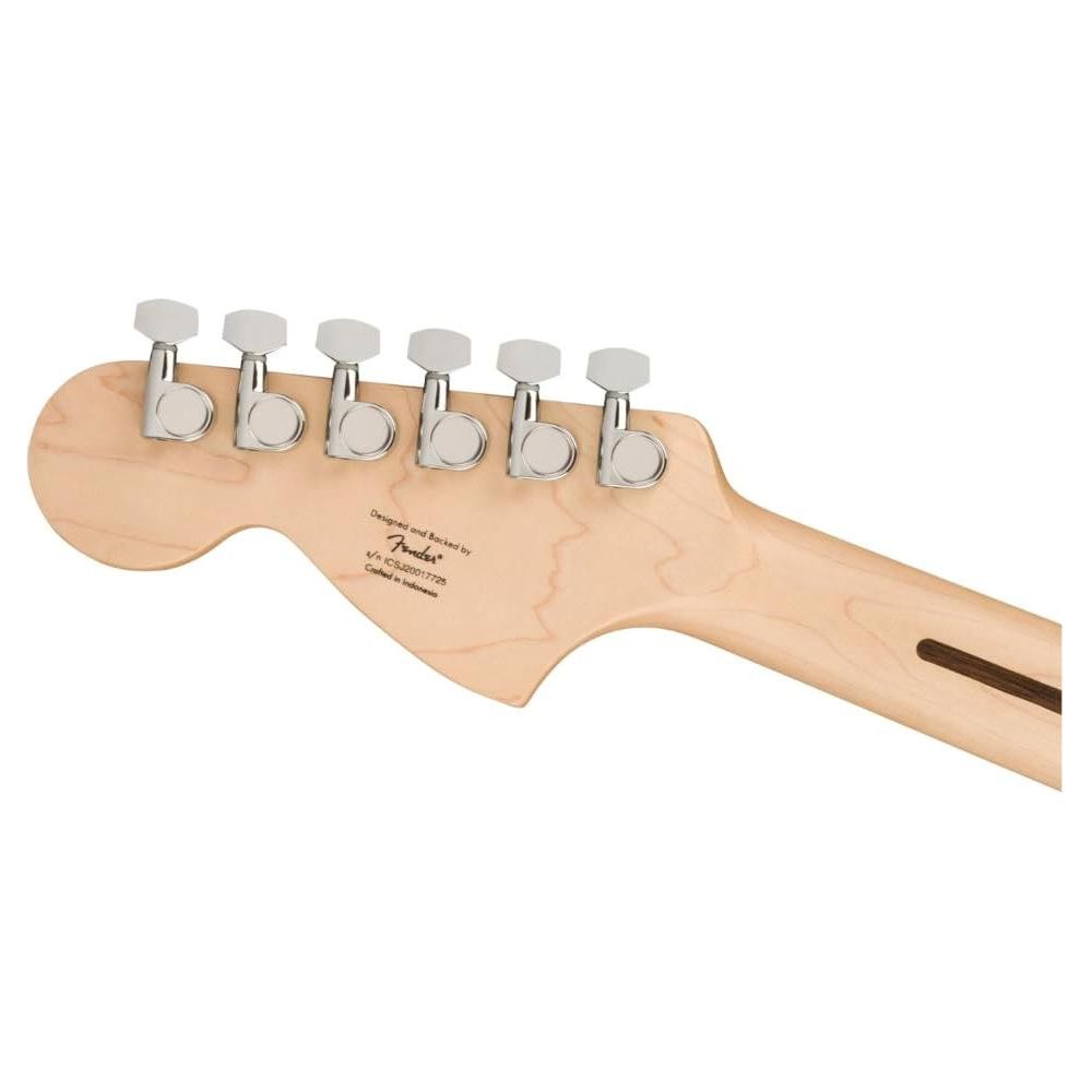 Fender Affinity Series™ Stratocaster®, Maple Fingerboard, Olympic White, 0378002505 Bundle w/12-Pack Guitar Picks and Liquid Audio Polishing Cloth