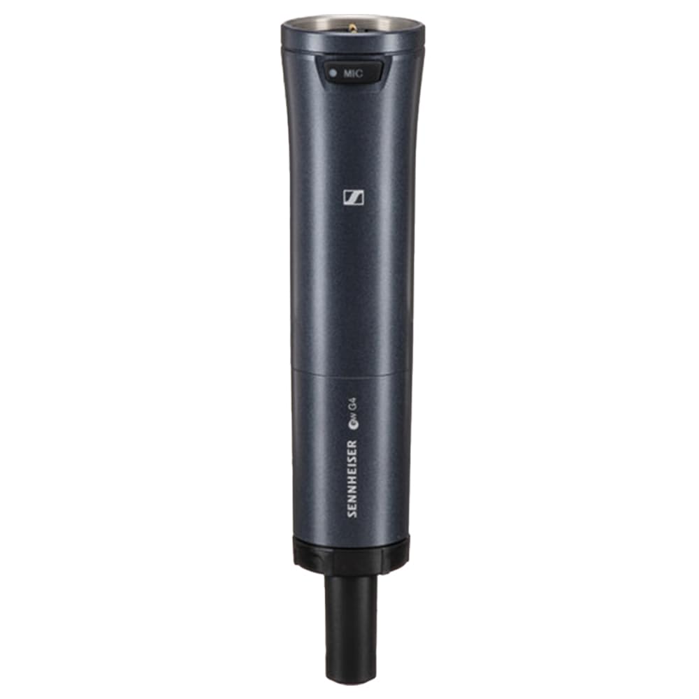 Liquid Audio Sennheiser SKM100G4-S-G Handheld Wireless Microphone with Mute Switch Bundle w/ 4-Pack Blucoil AA Batteries Polishing Cloth
