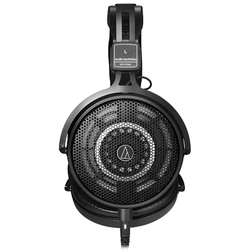 Audio Technica ATH-R50x Professional Open-Back Reference Headphones Bundle with 25ft Pig Hog Headphone Extension Cable (1/4") & Polishing Cloth – Studio Monitoring, Mixing & Critical Listening