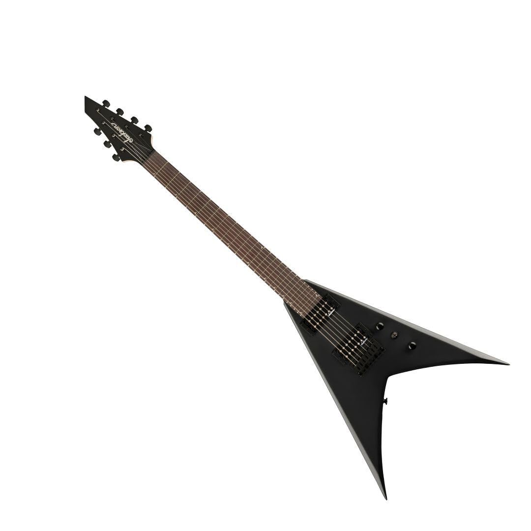 Jackson King V JS22 HT 7 string Electric Guitar Satin Black jackson-king-v-js22-ht-7-string-electric-guitar-satin-black
