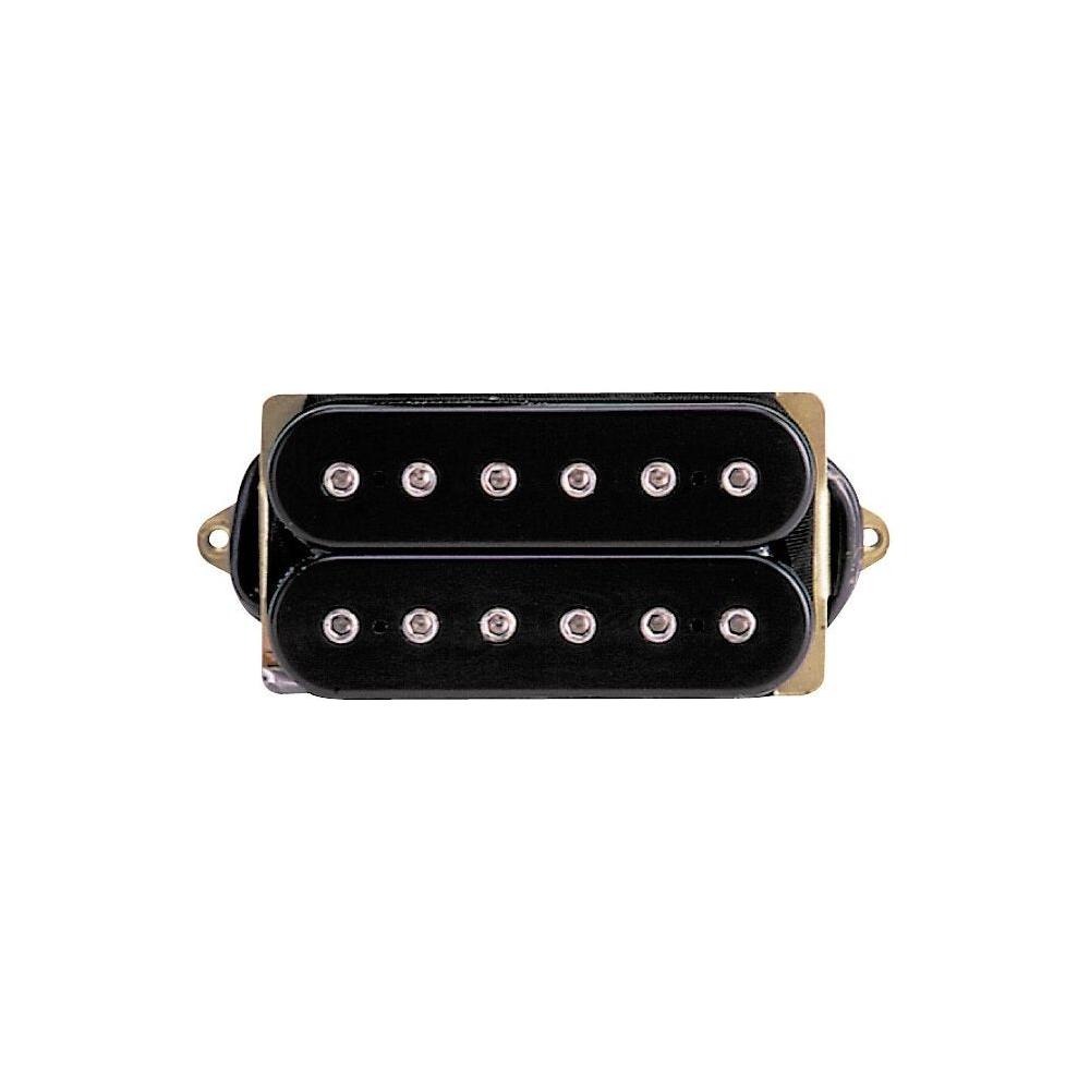 DiMarzio DP100 Super Distortion Bridge/Neck Humbucker Pickup - F-spaced - Black/White