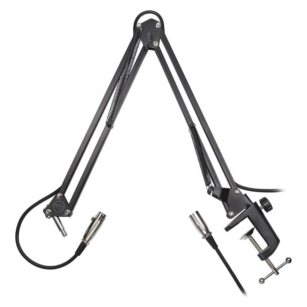 Liquid Audio Technica AT2035PK Vocal Microphone Pack for Streaming/Podcasting Bundle w/Pig Hog PHX14-10 Black Headphone Cable Polishing Cloth