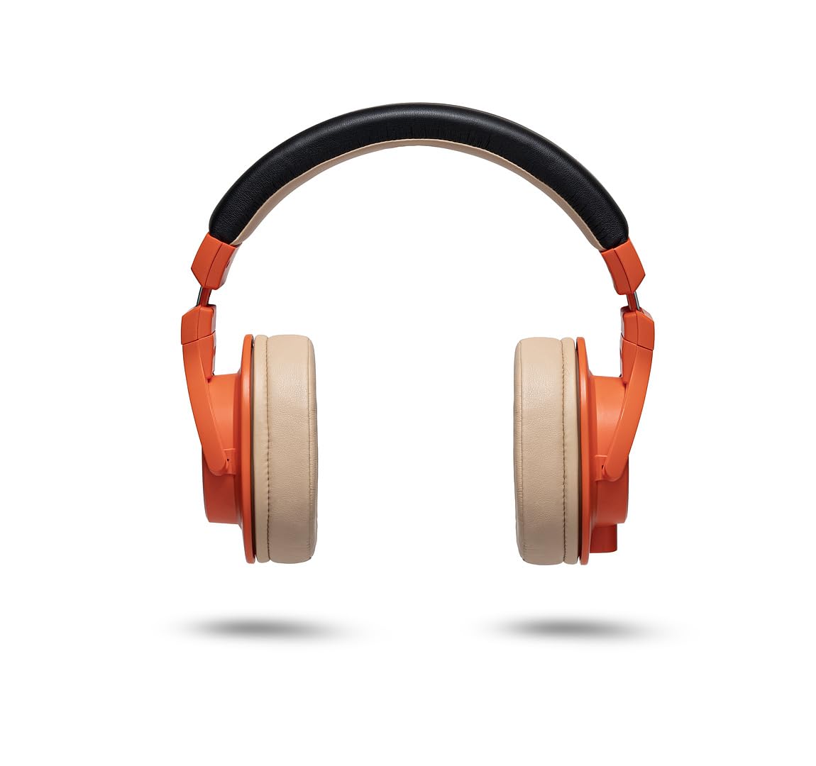 Warm Audio WA-HRT Headroom, Closed Studio Headphones (45 mm Neodymium Driver, Interchangeable Ear Pads, for Monitoring & Recording), Orange