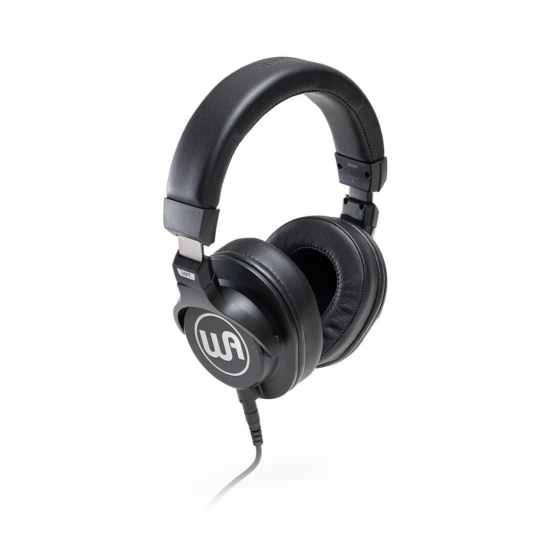 Warm Audio WA-HRT Headroom, Closed Studio Headphones (45 mm Neodymium Driver, Interchangeable Ear Pads, for Monitoring & Recording), Black