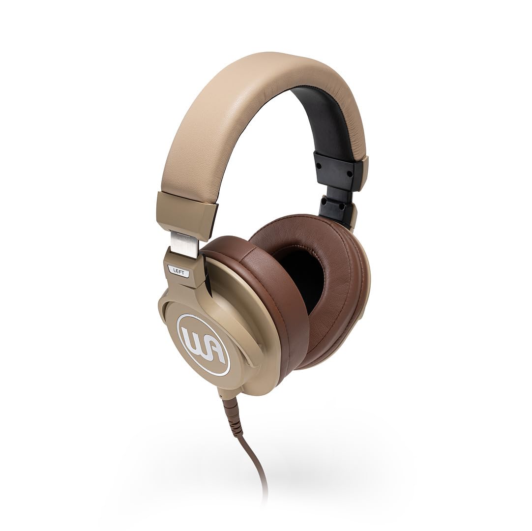 Warm Audio WA-HRT Headroom, Closed Studio Headphones (45 mm Neodymium Driver, Replaceable Ear Pads, for Monitoring & Recording), Brown