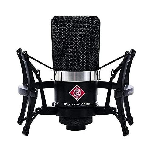 Neumann TLM 102 Black Cardioid Condenser Microphone Studio Set w/ Shock Mount MT